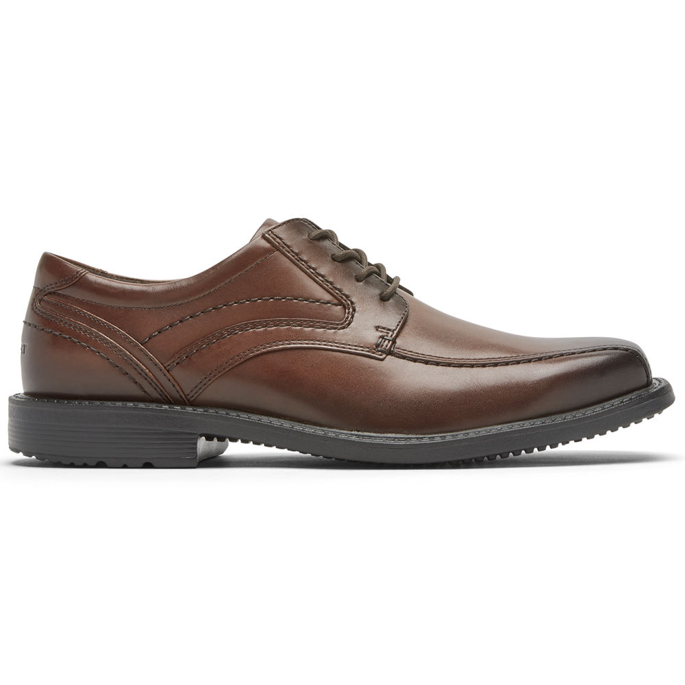 Rockport Mens Style Leader 2 Bike Toe - Oxfords Brown - PTB419268